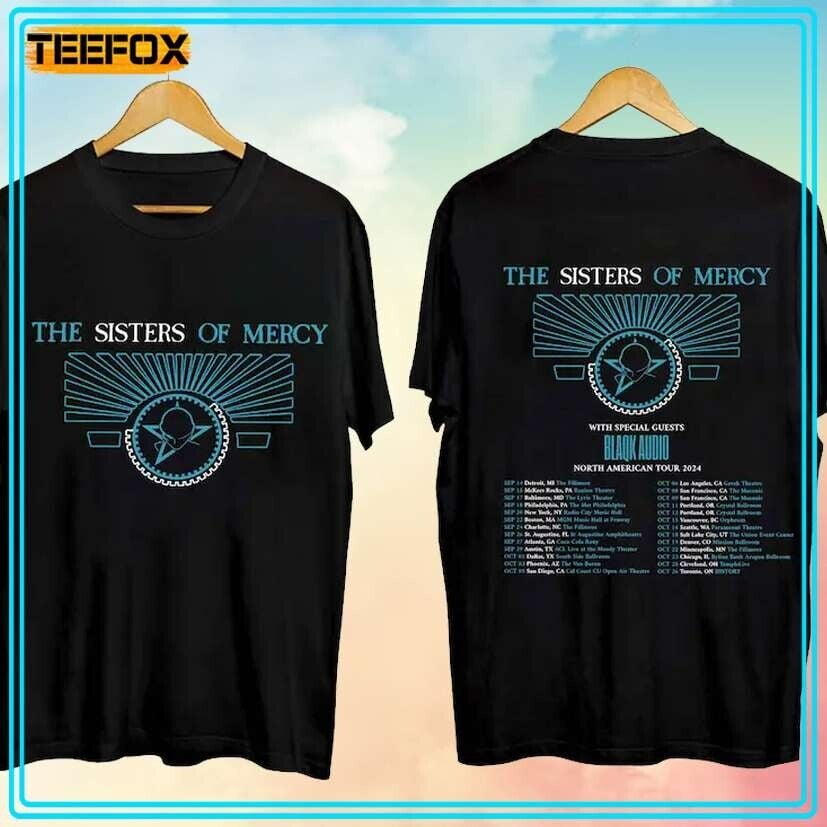 The Sisters of Mercy Tour 2024 Music TShirt