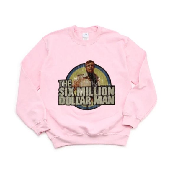The Six Million Dollar Man TV Show Steve Austin Bionic Sweatshirt, for men & women, up to size 5XL