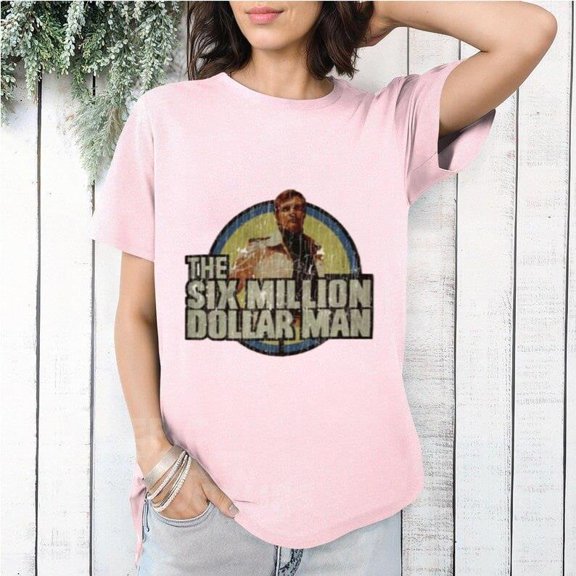 The Six Million Dollar Man TV Show Steve Austin Bionic T-Shirt, for men & women, up to size 5XL