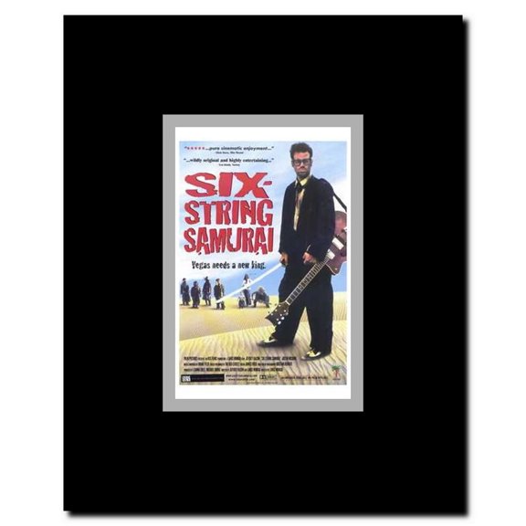 The Six String Samurai Framed Movie Poster