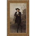 thumbnail image 1 of The Skater (Portrait of William Grant) 24x16 Gold Ornate Wood Framed Canvas Art by Gilbert Stuart, 1 of 2
