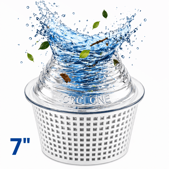 7" Cyclone - Turbo Charges Pool Skimmer Water Flow