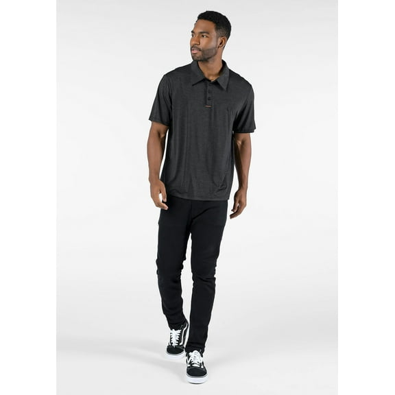 The Skool Boy - Grey Mélange | Mens Polo Shirt