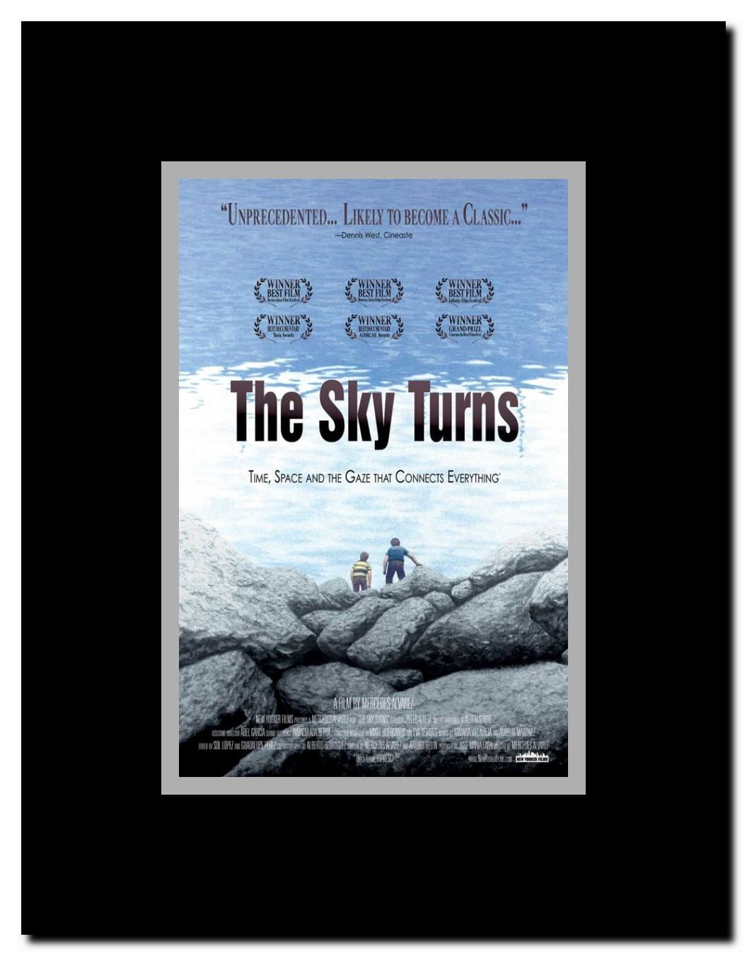 The Sky Turns Framed Movie Poster