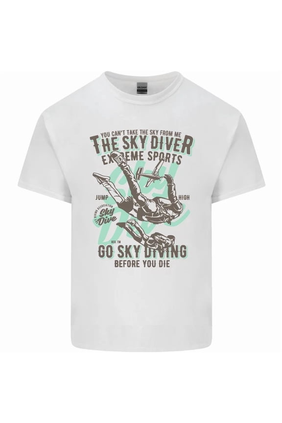 The Skydiver Extreme Sports Skydiving Mens Womens T-Shirt