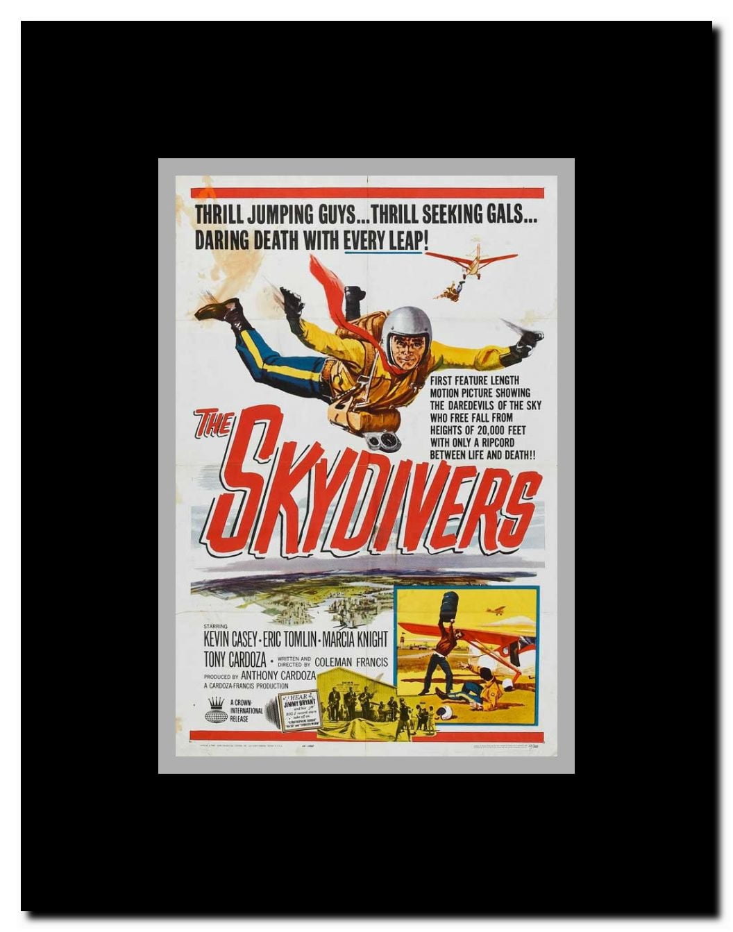 The Skydivers Framed Movie Poster