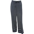 thumbnail image 1 of The Skyline Collection Women's Border Print Palazzo Pants in Blue - Medium, 1 of 8