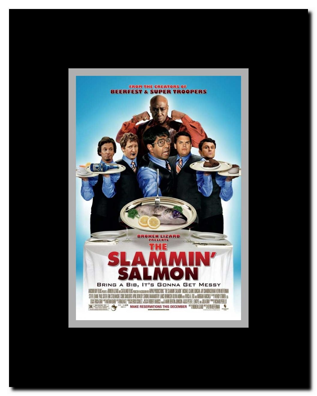 The Slammin' Salmon Framed Movie Poster