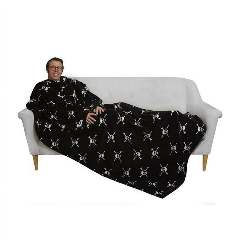 The Slanket 60 x 80 in. The Ultimate Slanket Skull Crossbones Walmart