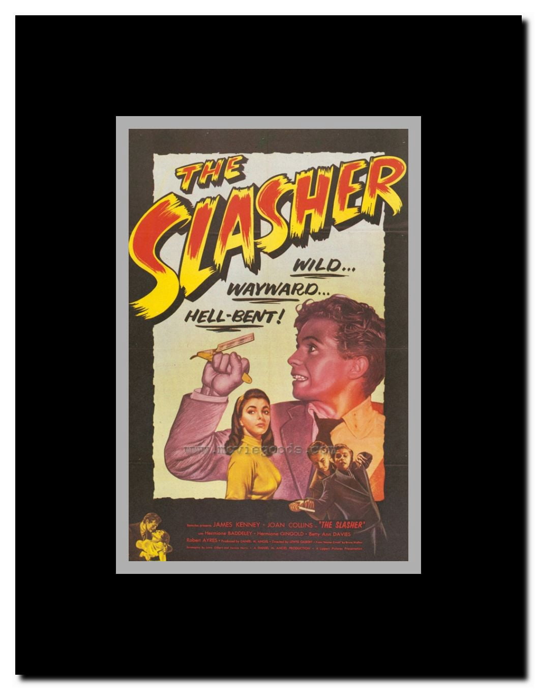 The Slasher Framed Movie Poster