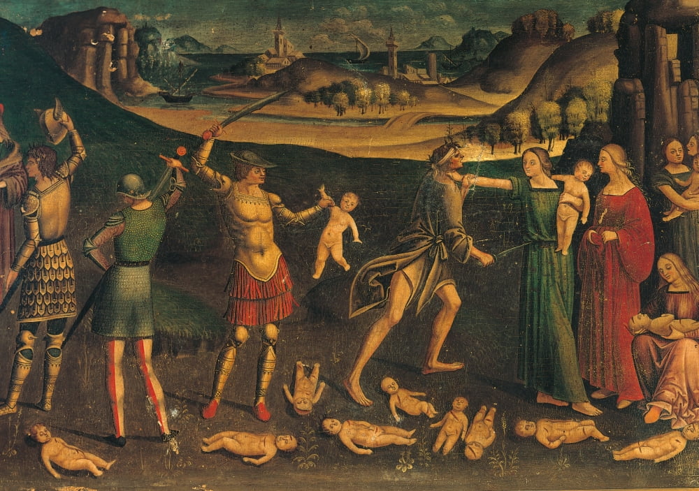 The Slaughter Of The Innocents Canvas Art - (24 x 18)