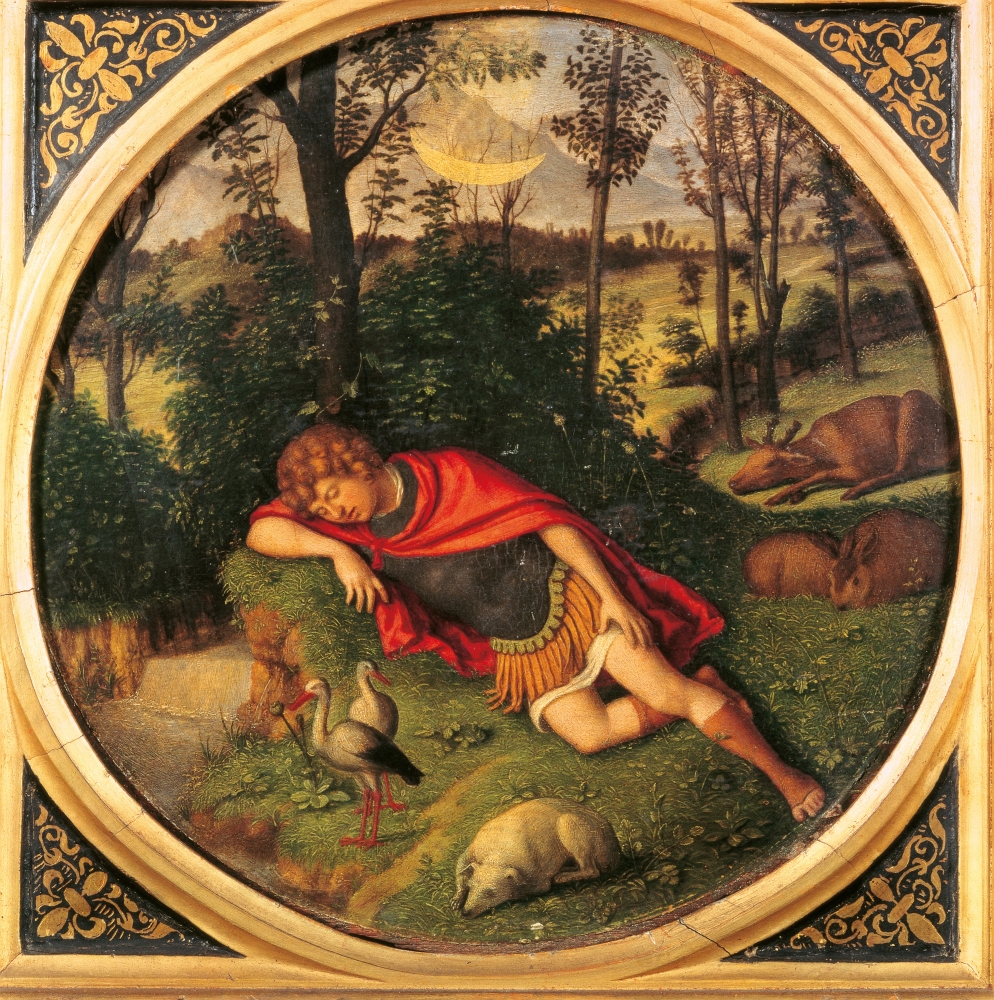 The Sleep Of Endymion Canvas Art - (18 x 24)