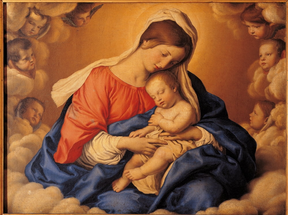 The Sleep Of The Infant Jesus Canvas Art - (36 x 24)