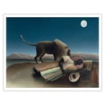 thumbnail image 1 of The Sleeping Gypsy (La Bohémienne Endormie) - From an Original Color Painting by Henri Rousseau c.1897 - Fine Art Matte Paper Print (Unframed) 11x14in, 1 of 4