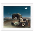 thumbnail image 1 of The Sleeping Gypsy (La Bohémienne Endormie) - From an Original Color Painting by Henri Rousseau c.1897 - Fine Art Rolled Canvas Print 16in x 20in, 1 of 4