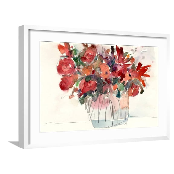 Art.com The Small Bunch I Art Print by Samuel Dixon, White Frame Wall Art, 29" x 21"