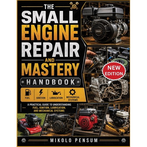 The Small Engine Repair And Mastery Handbook: A practical guide to Understanding Fuel, Ignition, Lubrication, and Mechan, (Paperback)