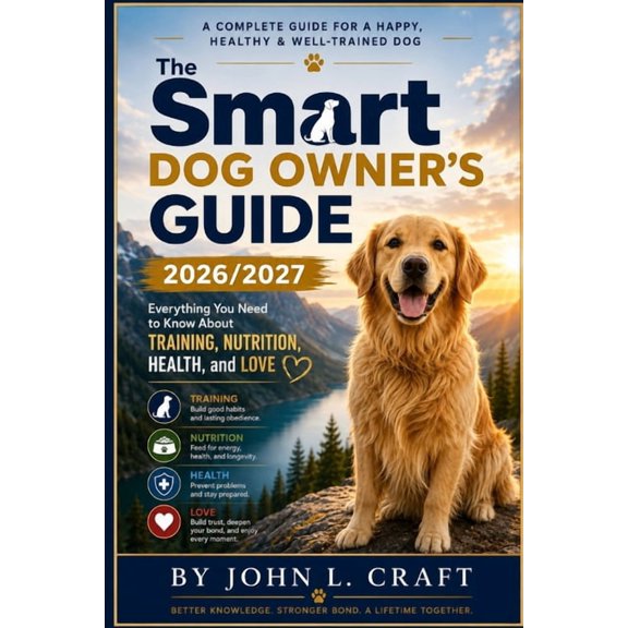 The Smart Dog Owner's Guide 2026/2027: Everything You Need to Know About Training, Nutrition, Health, and Love, (Paperback)