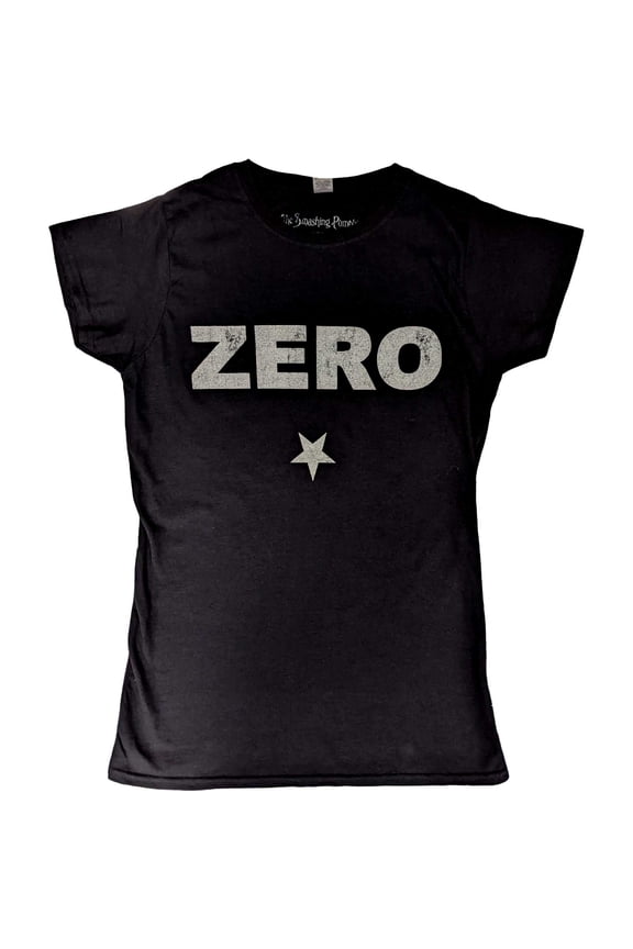 The Smashing Pumpkins Ladies T-Shirt: Zero Distressed (Medium)