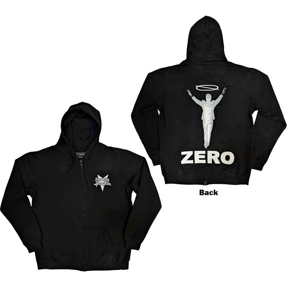 Smashing Pumpkins　ZEROパーカー　L　2025　未着用品 The Smashing Pumpkins Unisex Zipped Hoodie: Zero Halo (Back Print