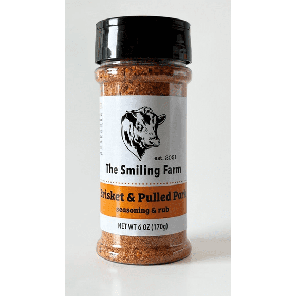 The Smiling Farm Brisket and Pulled Pork Seasoning and Rub, 6oz