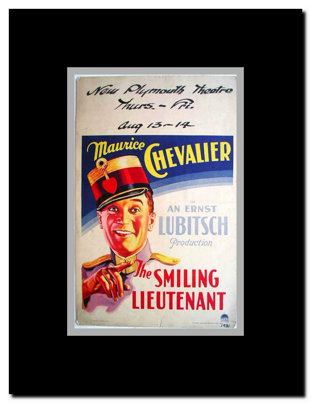 The Smiling Lieutenant Framed Movie Poster