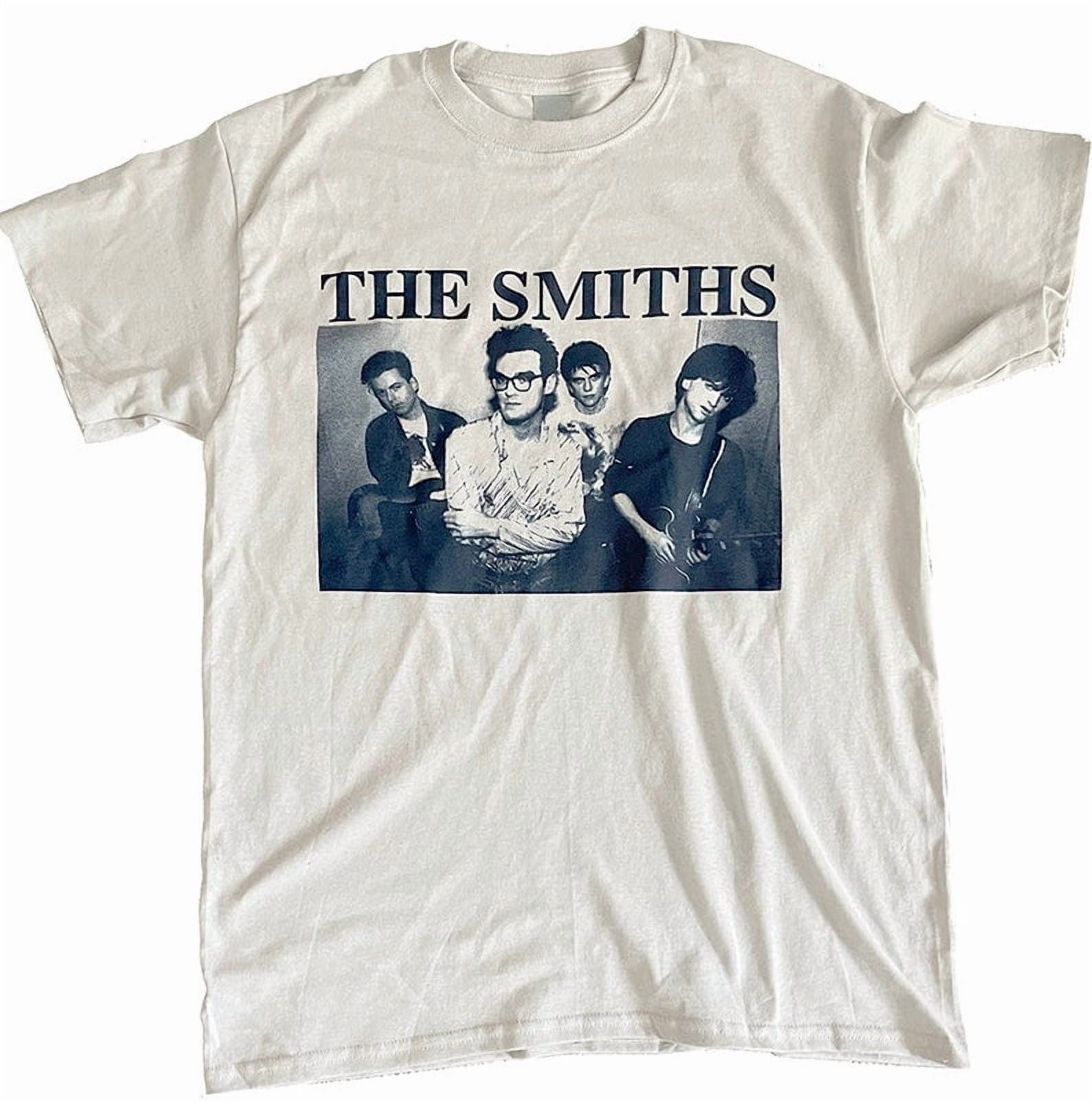 The Smiths Band Photo T-Shirt, Vintage Alternative Rock Group Fan Shirt ...