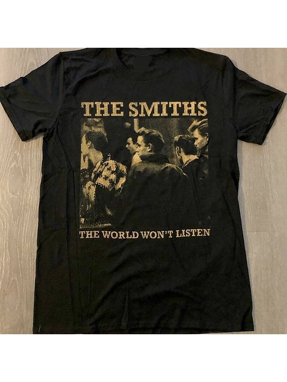 The Smiths The World Won't Listen Black Unisex Tshirt All Size