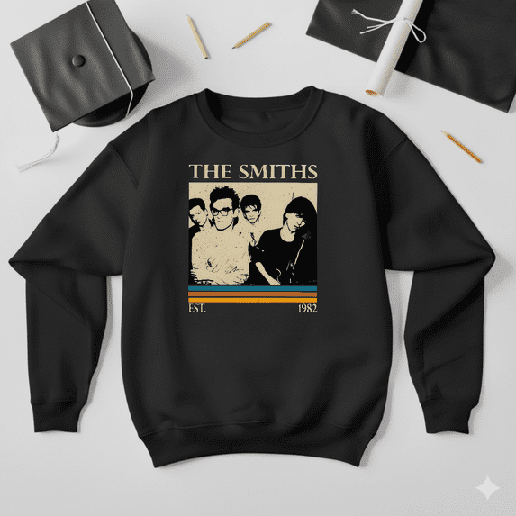 The Smiths Vintage Album Music Band Retro Graphic Sweatshirt V41450, up to size 5XL