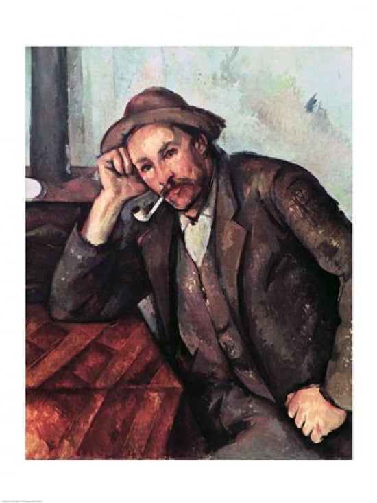 The Smoker Canvas Art - Paul Cezanne (18 x 24)
