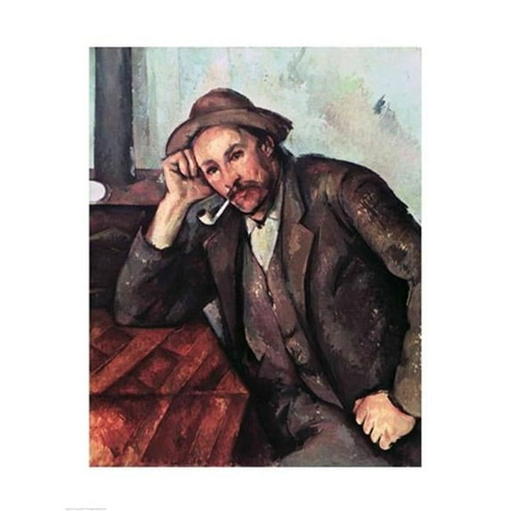 The Smoker - Poster by Paul Cezanne (18x24)