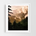 thumbnail image 1 of The Smokies - Photography Forest Nature Mountain Landscape Scenic Foggy Woodland White Framed Wall Art Print 16 x 20 inches, 1 of 3