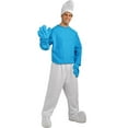 thumbnail image 1 of Adult Standard 44 Deluxe Licensed The Smurfs Smurf Costume, 1 of 2