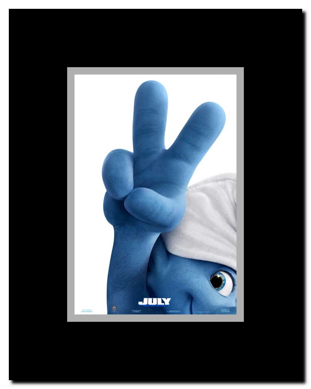The Smurfs 2 Framed Movie Poster