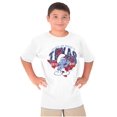 thumbnail image 1 of The Smurfs Are Bigger in Texas State Crewneck T Shirts Boy Girl Teen Brisco Brands S, 1 of 5