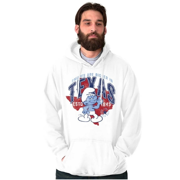 The Smurfs Are Bigger in Texas State Hoodie Sweatshirt Women Men Brisco Brands X