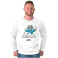 thumbnail image 1 of The Smurfs Aries Ram Zodiac Sign Long Sleeve TShirt Men Women Brisco Brands S, 1 of 5