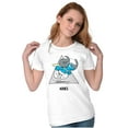thumbnail image 1 of The Smurfs Aries Ram Zodiac Sign Women's T Shirt Ladies Tee Brisco Brands S, 1 of 5