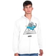 thumbnail image 1 of The Smurfs Aries Ram Zodiac Sign Zip Up Hoodie Men's Women's Brisco Brands S, 1 of 5