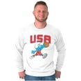 thumbnail image 1 of The Smurfs Basketball Player Team USA Men's Long Sleeve Tee T Shirt Brisco Brands S, 1 of 5