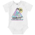 thumbnail image 1 of The Smurfs Cartoon Beach Vacation Romper Boys or Girls Infant Baby Brisco Brands NB, 1 of 6