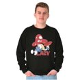 thumbnail image 1 of The Smurfs Cartoon Lazy Mushroom Nap Sweatshirt for Men or Women Brisco Brands S, 1 of 6