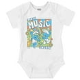 thumbnail image 1 of The Smurfs Cartoon Party Music Bodysuit Jumper Girls Infant Baby Brisco Brands NB, 1 of 6