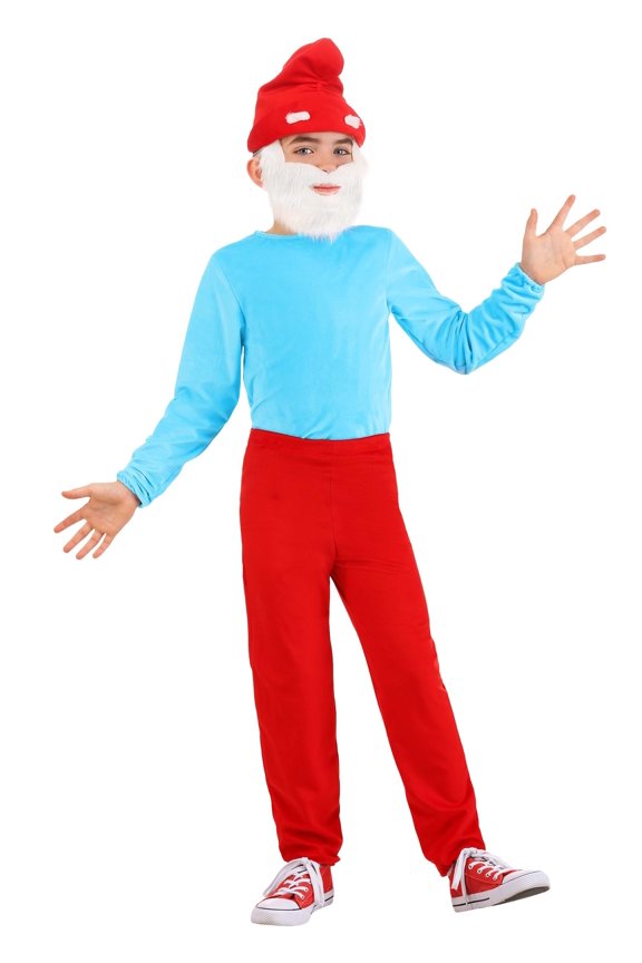 The Smurfs Child Papa Smurf Costume