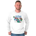 thumbnail image 1 of The Smurfs Christmas Holiday Presents Long Sleeve TShirt Men Women Brisco Brands S, 1 of 5
