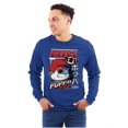 thumbnail image 1 of The Smurfs Cool Kanji Big Poppa Men's Big & Tall Long Sleeve Graphic Tee Brisco Brands 3X, 1 of 5
