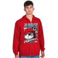 thumbnail image 1 of The Smurfs Cool Kanji Big Poppa Zip Hoodie Sweatshirt Men Brisco Brands X, 1 of 6