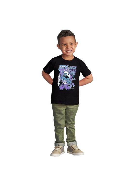 The Smurfs Cool Kanji Born Fly Toddler Boy Girl T Shirt Infant Toddler Brisco Brands 3T