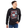 thumbnail image 1 of The Smurfs Cool Kanji Boss Papa Men Big & Tall Long Sleeve Tee Brisco Brands 2X, 1 of 5