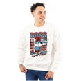 thumbnail image 1 of The Smurfs Cool Kanji Boss Papa Men Big & Tall Sweatshirt Brisco Brands 3X, 1 of 5